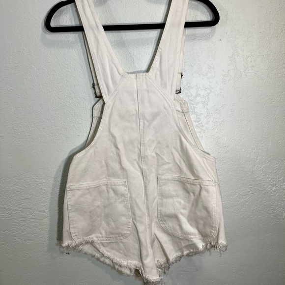 The Laundry Room White Jean Overalls - Picture 2 of 3